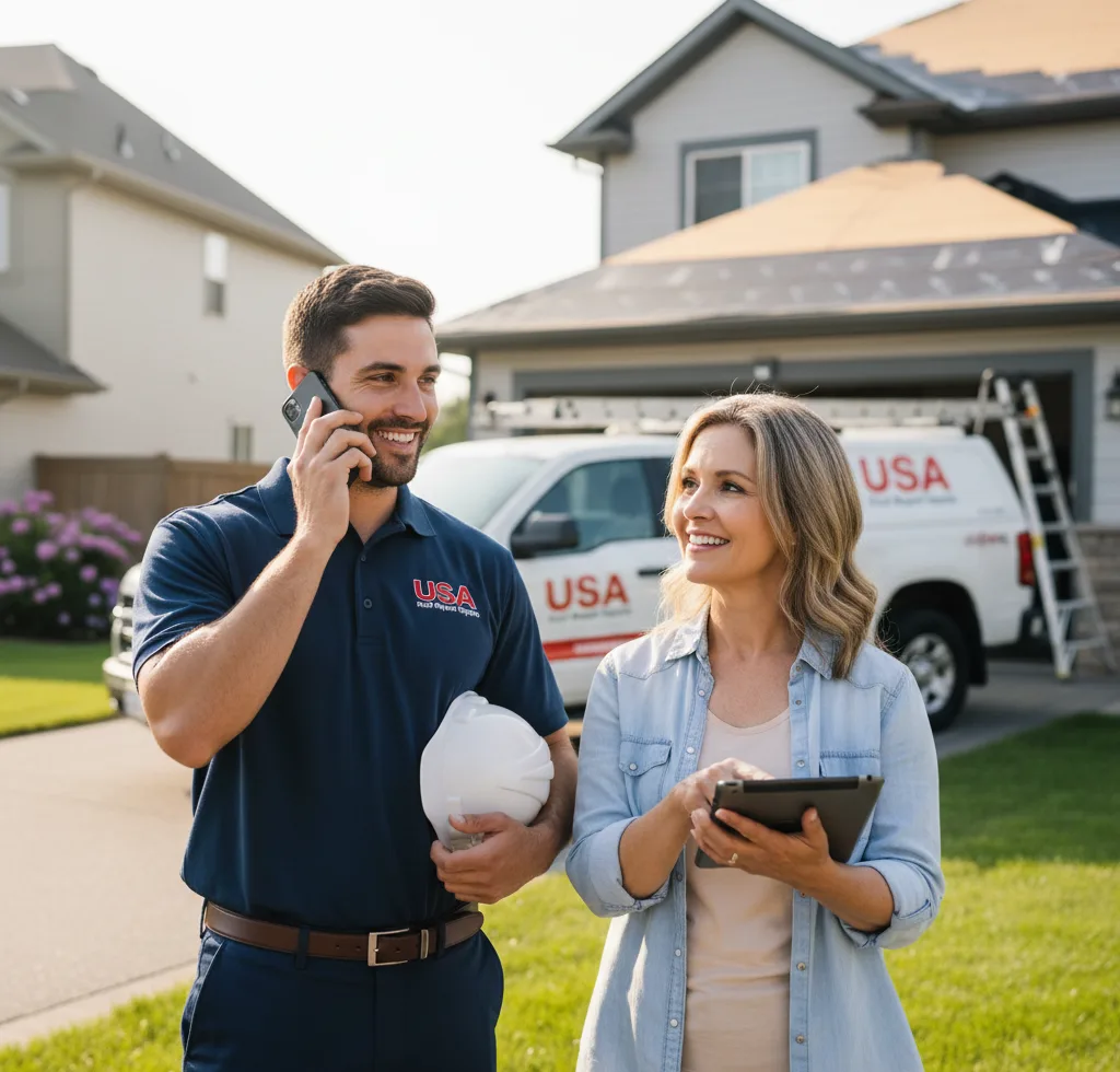 USA Roof Repair Experts customer support in Naples